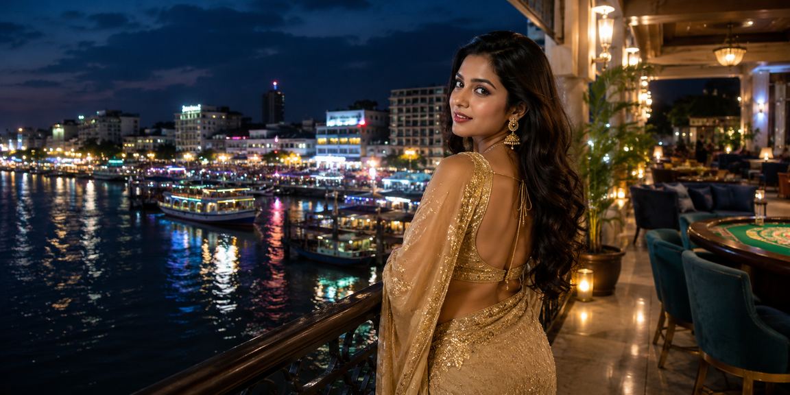 বরিশালে সমুদ্রের ধারে মোবাইলে বেটিং পোর্টাল ব্রাউজ করছেন একজন তরুণ